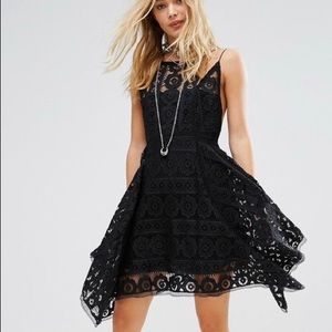Free People Just Like Honey lace mini dress